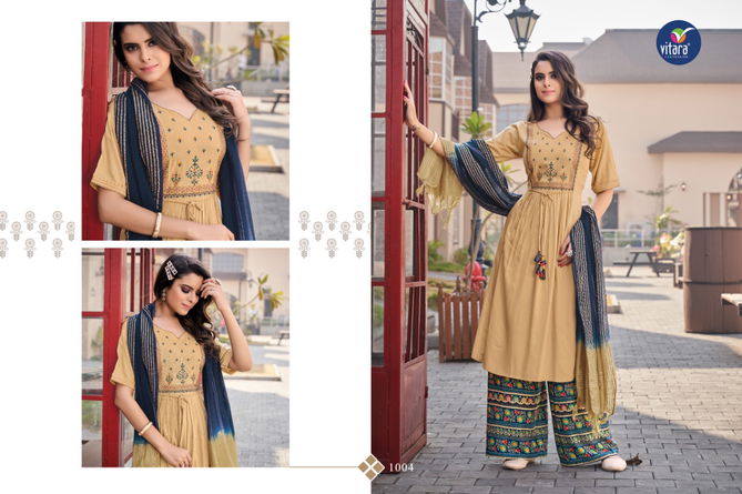 Vitara Orion Heavy Festive Wear Wholesale Readymade Plazzo Suits Catalog